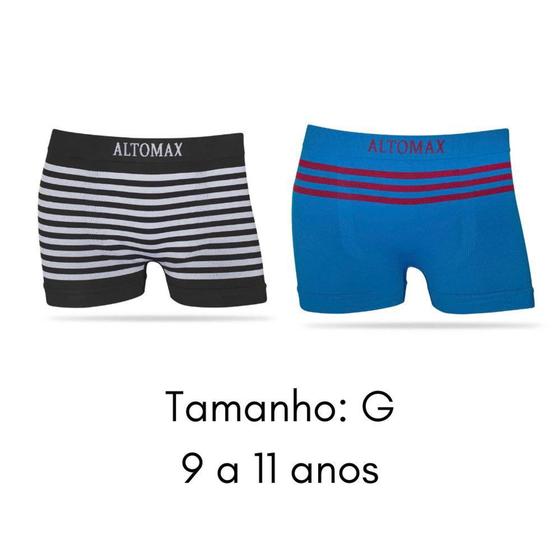 Imagem de Cueca Boxer Kids Sortida Tamanho G Altomax