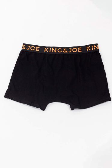 Imagem de Cueca Boxer King e Joe Neon  Preto com Laranja