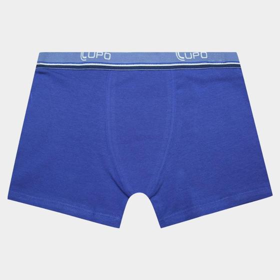 Imagem de Cueca Boxer Lupo Algodão c/ Elastano Básico Infantil