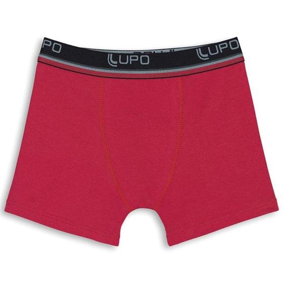 Imagem de Cueca Boxer Lupo Algodão c/ Elastano Básico Infantil