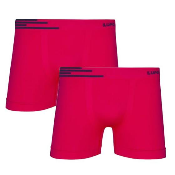Imagem de Cueca Boxer Lupo Microfibra Sem Costura Kit 2 Und 7120