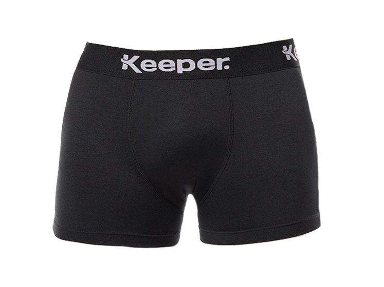 Imagem de Cueca Boxer Microfibra Masculina Keeper Básica Box Preta