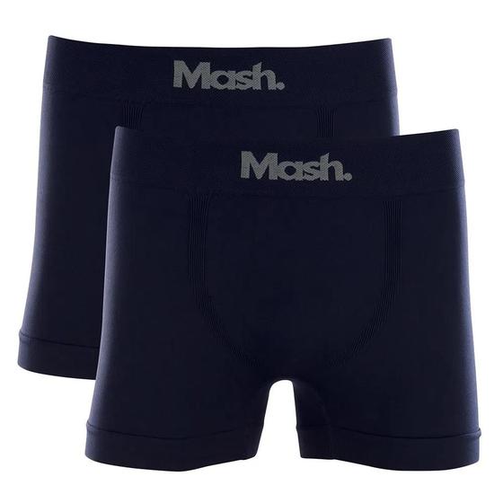 Imagem de Cueca Boxer Microfibra Sem Costura 711.01 Mash - Kit 2 Un