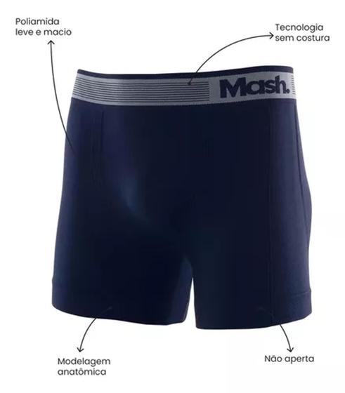 Imagem de Cueca Boxer Microfibra Sem Costura Masch