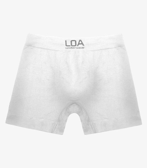 Imagem de Cueca Boxer Poliamida Seamless Plus Loa Branco