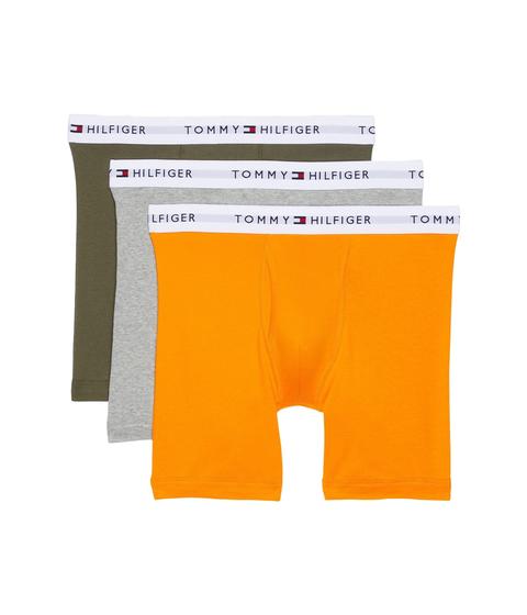 Imagem de Cueca boxer Tommy Hilfiger Classics de algodão para homens, pacote com 3