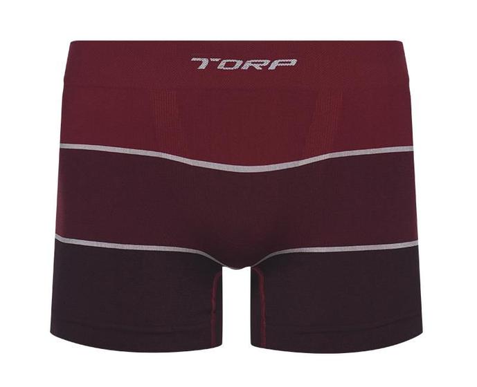 Imagem de Cueca Boxer Torp Microfibra Sem Costura Texturada Cor Vinho