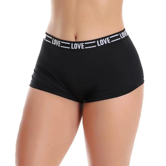 Imagem de Cueca Calcinha Feminina Boxer Microfibra Short Confortavel