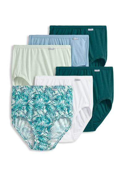 Imagem de Cueca Jockey Elance Brief, pacote com 6 peças plus size para mulheres