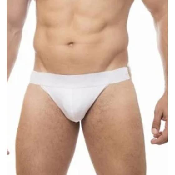 Imagem de Cueca Jockstrap Branca com Argolas