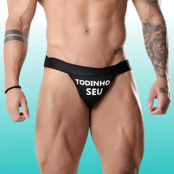 Imagem de Cueca Jockstrap Preta Todinho Seu