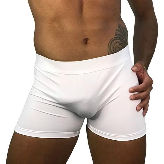 Imagem de Cueca Lisa Masculina Boxer Sem Forro Conforto Qualidade no Dia a dia Para Homens