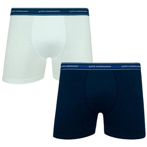 Imagem de Cueca Lupo Boxer Algodão com Elastano Infantil 141-088 C/2