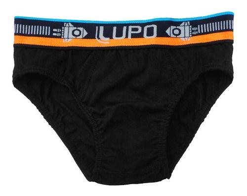 Imagem de Cueca Lupo Slip Infantil Cós Elástico Lupo Cueca De Algodão