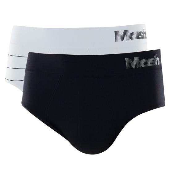 Imagem de Cueca Masculina Mash Slip Sem Costura Kit 2 Peças