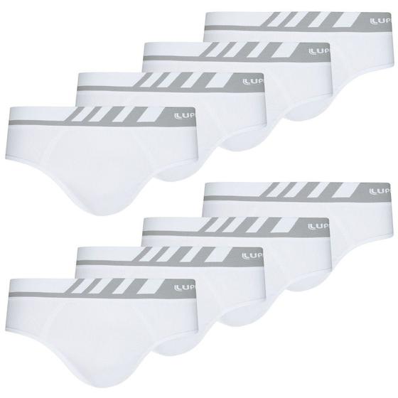 Imagem de Cueca Masculina Slip Lupo Microfibra Kit Com 8 Sem Costura