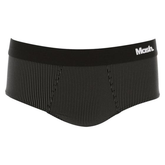 Imagem de Cueca Mash Slip Microfibra Risca de Giz - 045.01