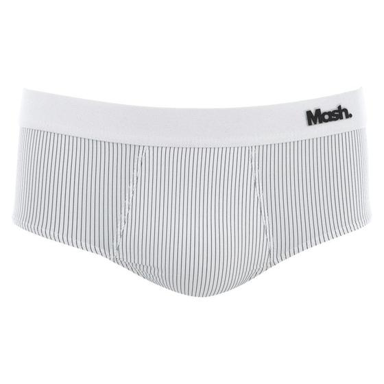 Imagem de Cueca Mash Slip Microfibra Risca de Giz - 045.01