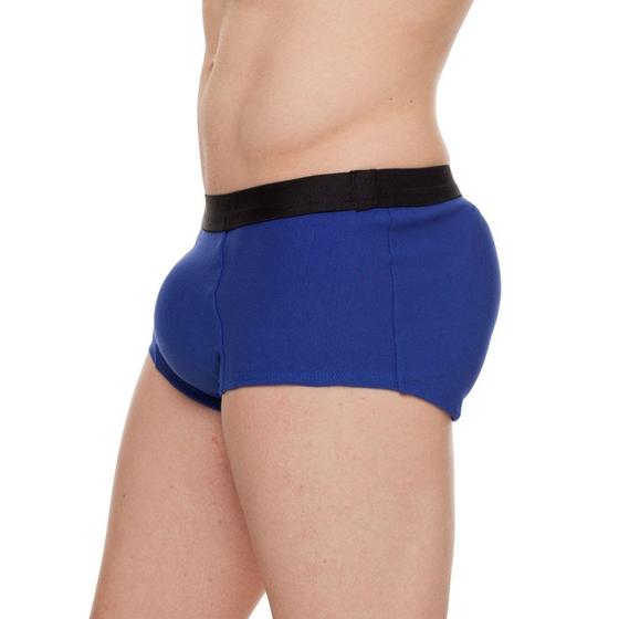 Imagem de Cueca Mini Boxer Azul com Enchimento Frontal e Traseiro John Skull
