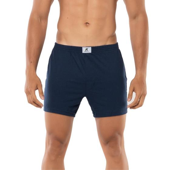 Imagem de Cueca samba canção 100% algodão com abertura frontal Keeper