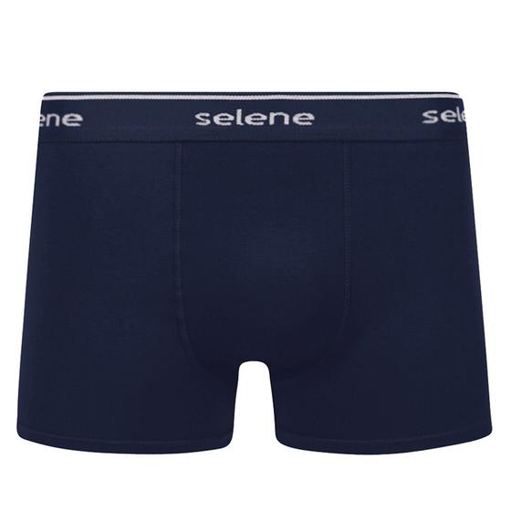 Imagem de Cueca Selene Masculina Algodão Plus Size Boxer Box