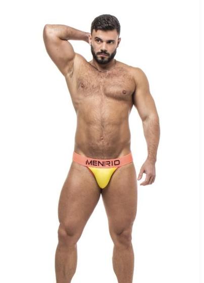 Imagem de Cueca sexy undies 5cm amarelo e laranja