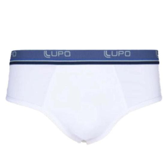 Imagem de Cueca Slip em Algodão com Elastano Lupo Branca