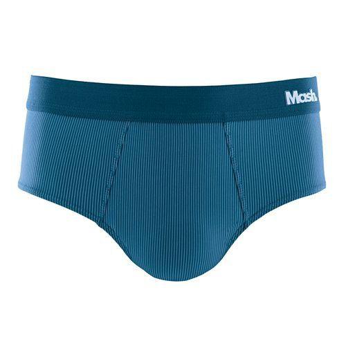 Imagem de Cueca Slip Em Microfibra Risca De Giz - Mash