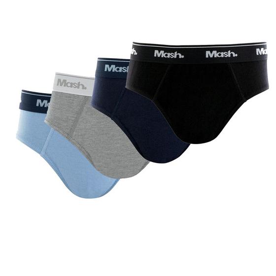 Cueca Slip Mash 193.01 Infantil Fibra Natural 100% Algodão Menor preço em Cueca Slip Mash 193.01 Infantil Fibra Natural 100% Algodão