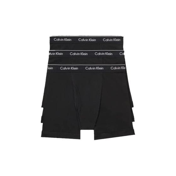 Imagem de Cuecas Boxer Calvin Klein Classics - Pacote com 3 Unidades de Algodão