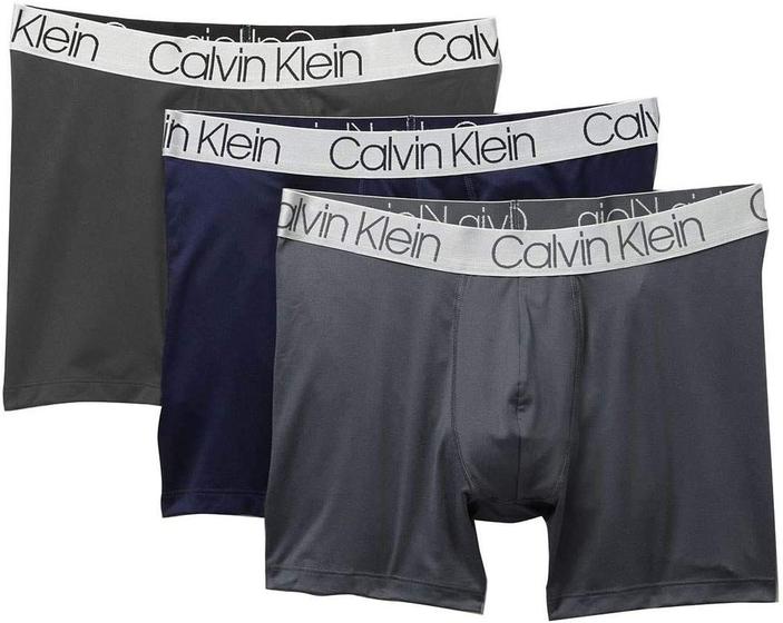 Imagem de Cuecas Boxer Calvin Klein Microfibra - Pacote com 3