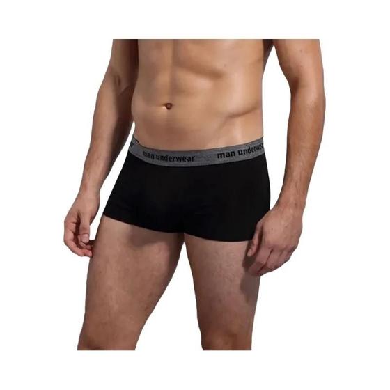 Imagem de Cuecas Boxer De Algodão Sexy Masculinas, Roupa Íntima Confortável E Respirável, Calcinhas De Marca