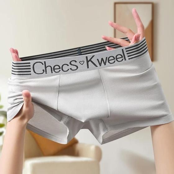 Imagem de Cuecas Boxer Masculinas Macias, Respiráveis, De Secagem Rápida, Design U Convexo, Absorção De