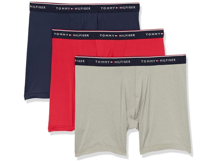 Imagem de Cuecas boxer Tommy Hilfiger Micro Classic para homens, pacote com 3