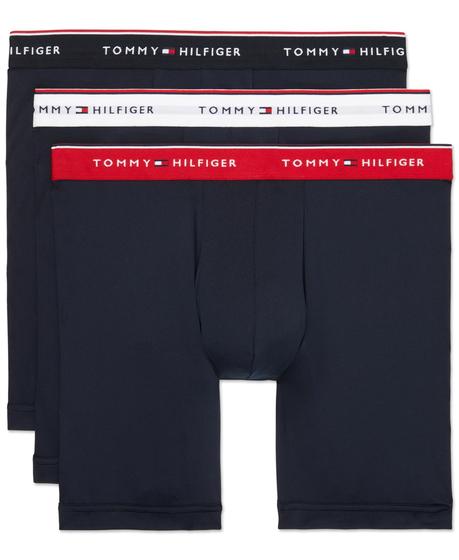 Imagem de Cuecas boxer Tommy Hilfiger Micro Classic para homens, pacote com 3