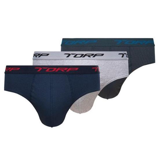 Cuecas slip canelada 3 peças algodão 7004 Menor preço em Cuecas slip canelada 3 peças algodão 7004