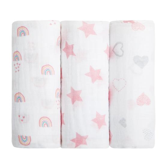 Cueiro swaddle papi soft estampado 80cm x 80cm contem 03 un- para bebe- enxoval- charutinho Imagem de Cueiro swaddle papi soft estampado 80cm x 80cm contem 03 un- para bebe- enxoval- charutinho