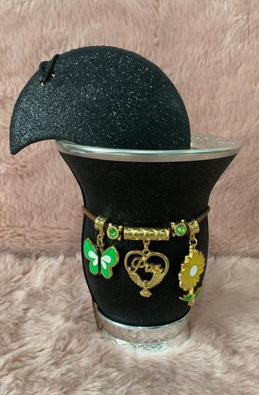 Imagem de Cuia de Porongo Selecionado para Chimarrão com Pulseira Choker