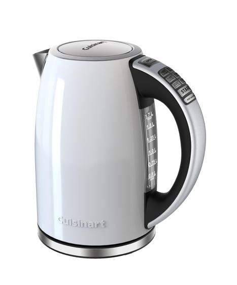 Imagem de Cuisinart Chaleira Elétrica 1,7L Aço Inox 1500W 6 Temperaturas (Branca)