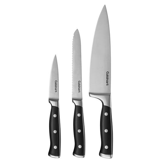 Imagem de Cuisinart Conjunto de Facas Inox com Cabo Rebitado (3 Peças)