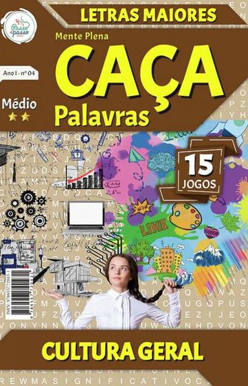 Imagem de Cultura geral - mente plena caça palavras - vol. 04 - PASSO A PASSO