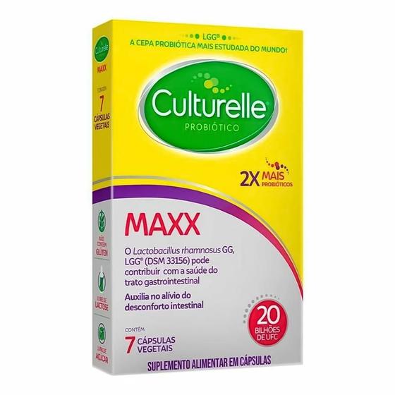 Imagem de Culturelle probiotico maxx com 7 cápsulas