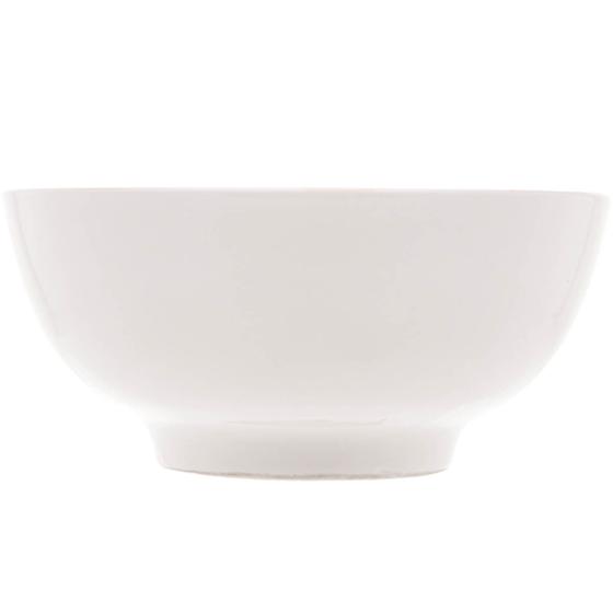 Imagem de Cumbuca de Porcelana Branca Lyor 540ml para Saladas Sopas Frutas Bowl Tigela Clean