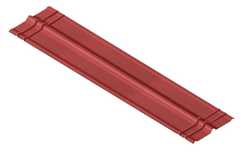 Imagem de Cumeeira Betuminosa Vermelho 200cmx48cmx3mm Vermelho