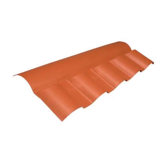 Imagem de Cumeeira PVC Precon Central Articulada Cerâmica 0,86cm