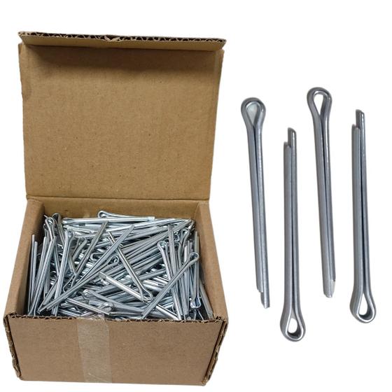 Imagem de Cupilha Contra Pino 4,0 x 76mm Grampo Trava Eixos 50 Und
