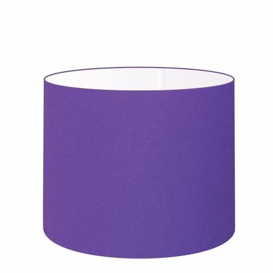 Imagem de Cúpula abajur cilíndrica cp-8019 Ø40x30cm roxo