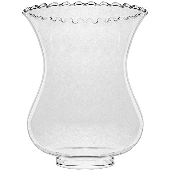 Imagem de Cupula Baixa de Vidro Transparente para Lampião Vintage