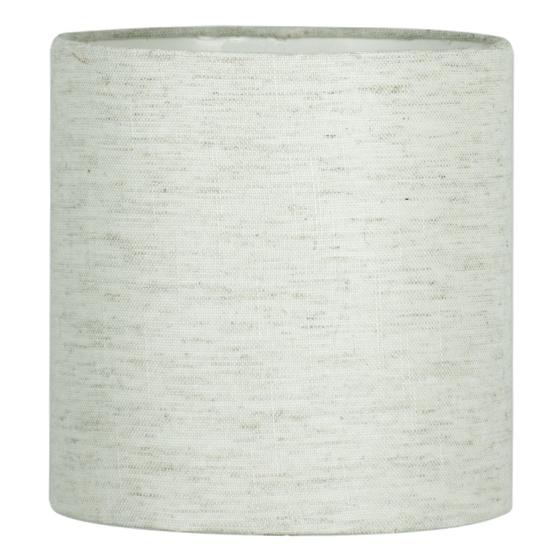 Cúpula Cilindrica de Abajur Tecido Linho Claro 15x16cm Menor preço em Cúpula Cilindrica de Abajur Tecido Linho Claro 15x16cm