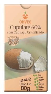 Imagem de Cupulate 60% com Cupuaçu Cristalizado Onveg 80g